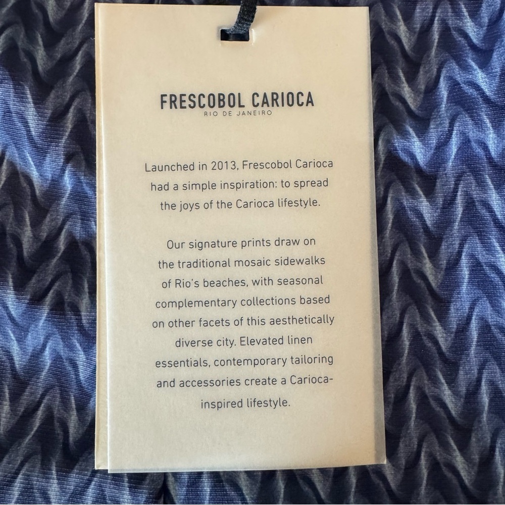 NWT FRESCOBOL CARIOCA Tailored Swim Shorts Micro Lencois With Branded Travel Bag - Picture 16 of 16